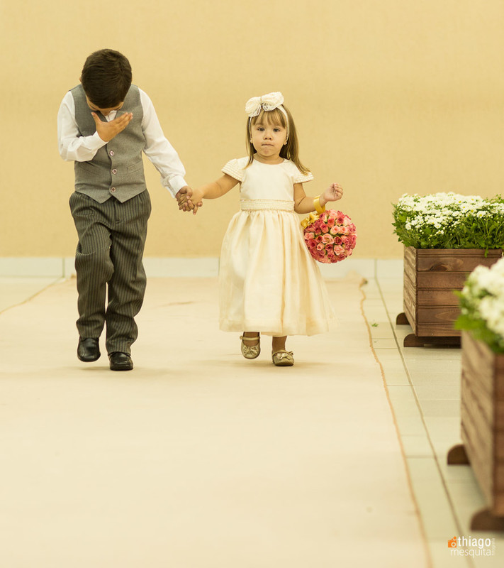 Pajens no casamento