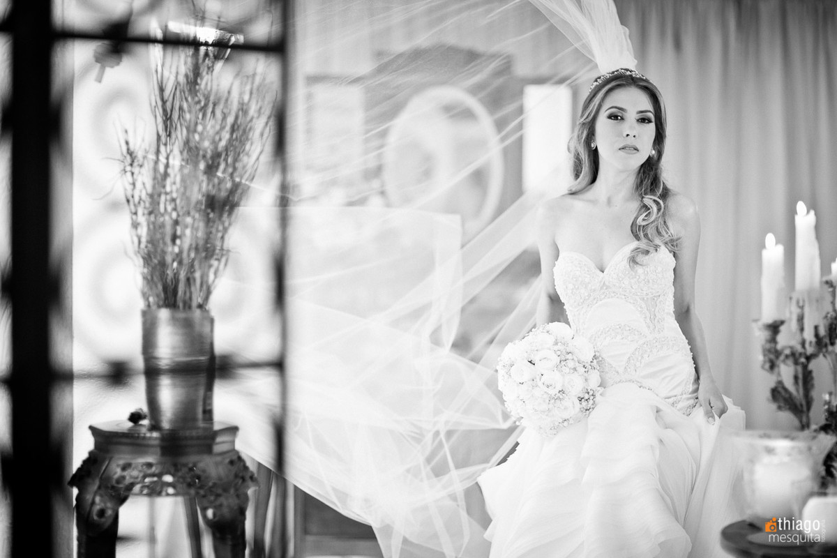 Véu de noiva ao vento - Rildo Noivas e Noivos - Thiago Mesquita Fotografia