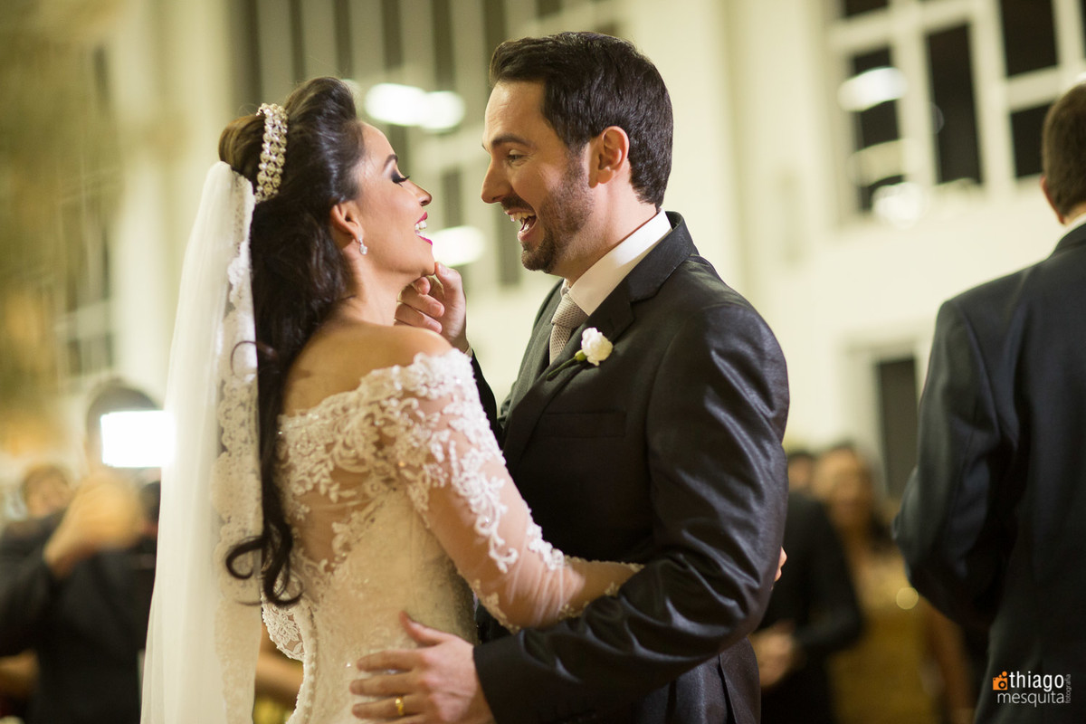 foto espontanea de casamento