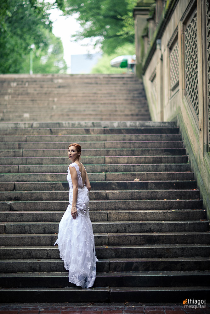 bride - bethesda fountain central park