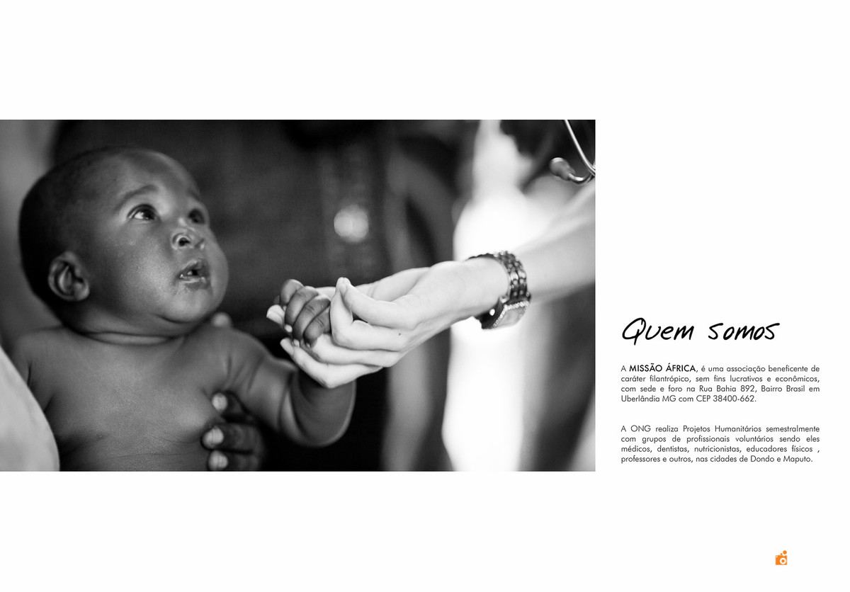 livro e projeto ong missão áfrica 2012