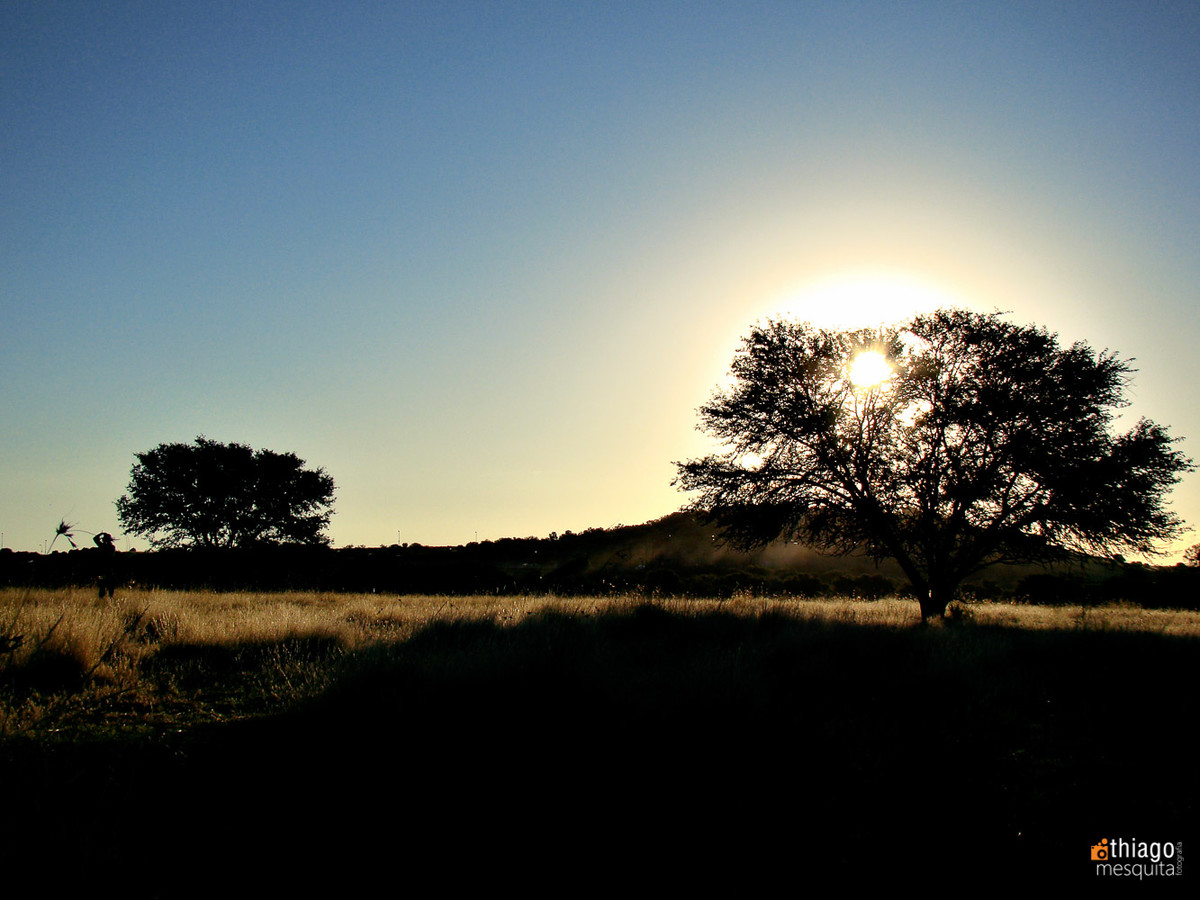 sunset in bluemfontein - south africa