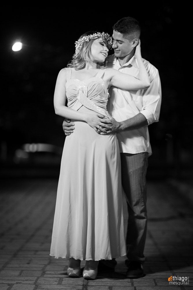 sessão noturna de fotos para casamento