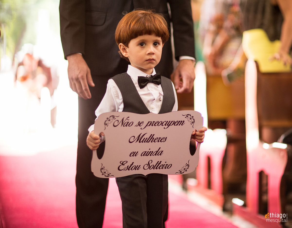 placas para entrada em casamento