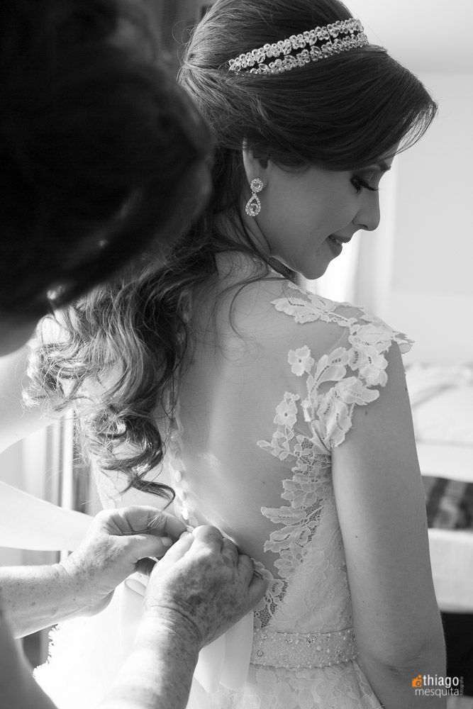 fechando o vestido