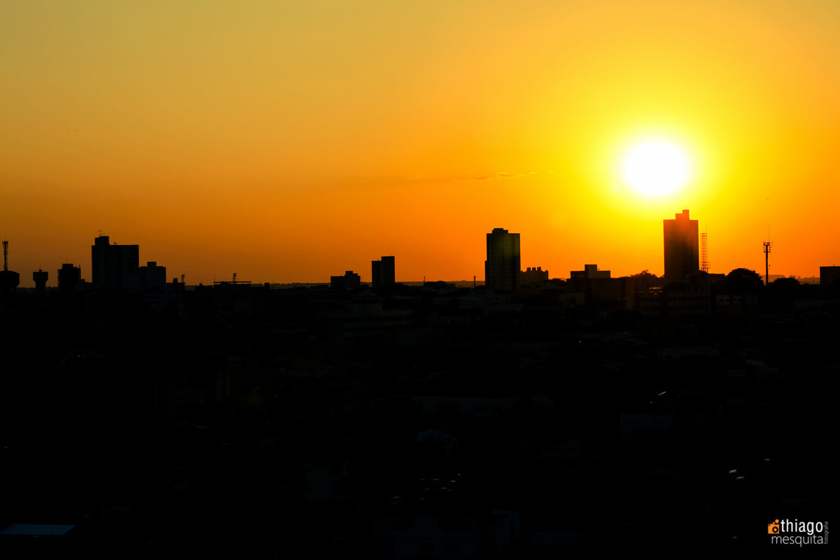 por do sol em uberlândia