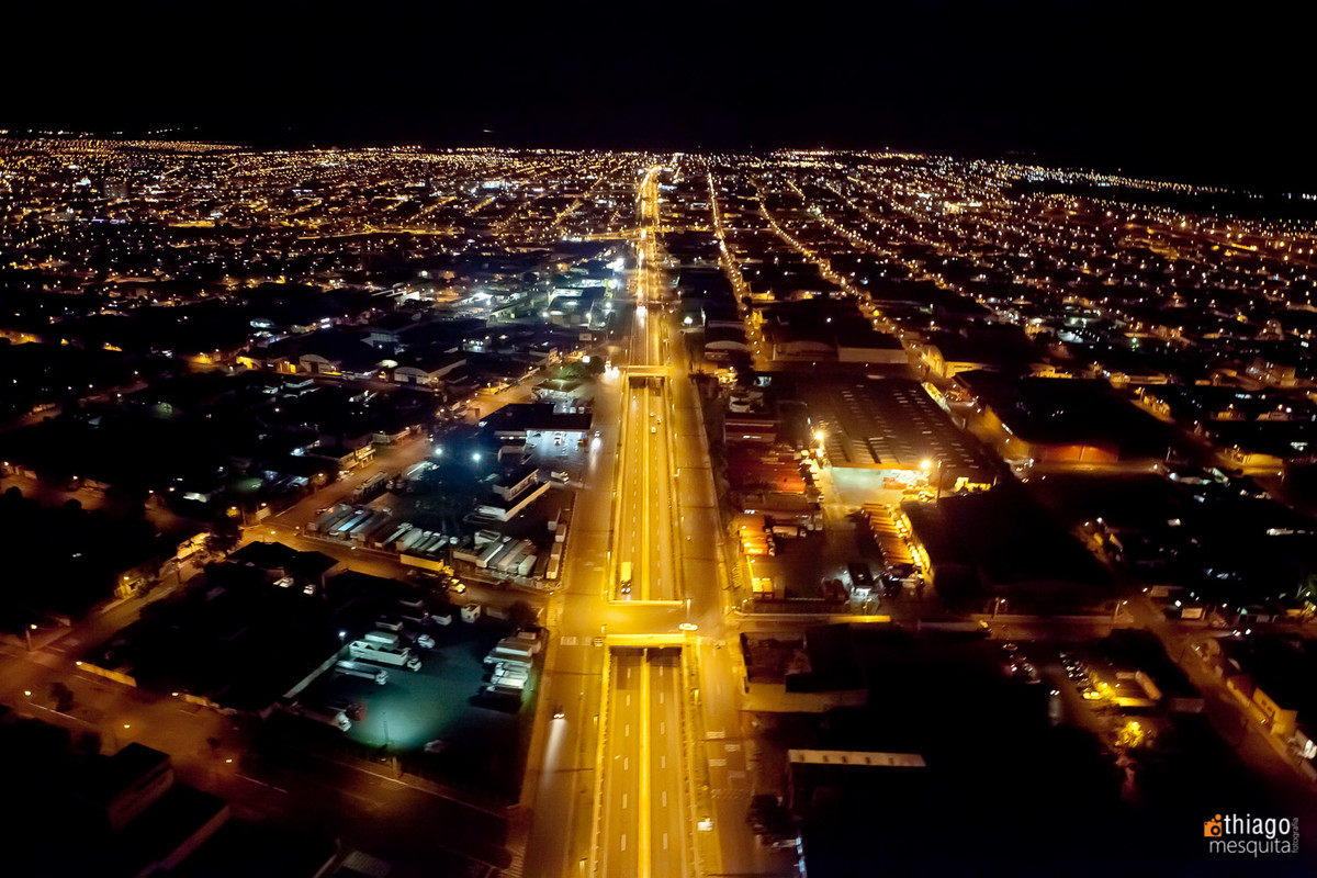 foto aérea de uberlândia por Thiago Mesquita