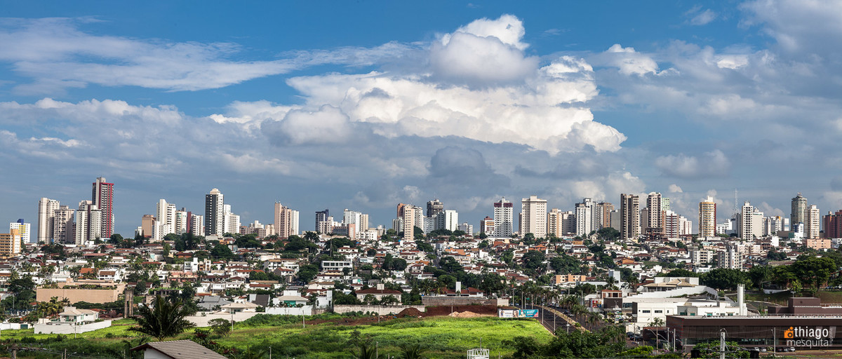 uberlândia vista panorâmica da cidade