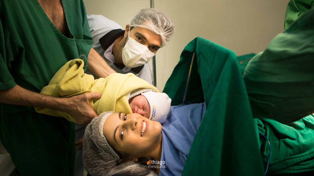 Fotografia de Parto. Clinica Santa Clara