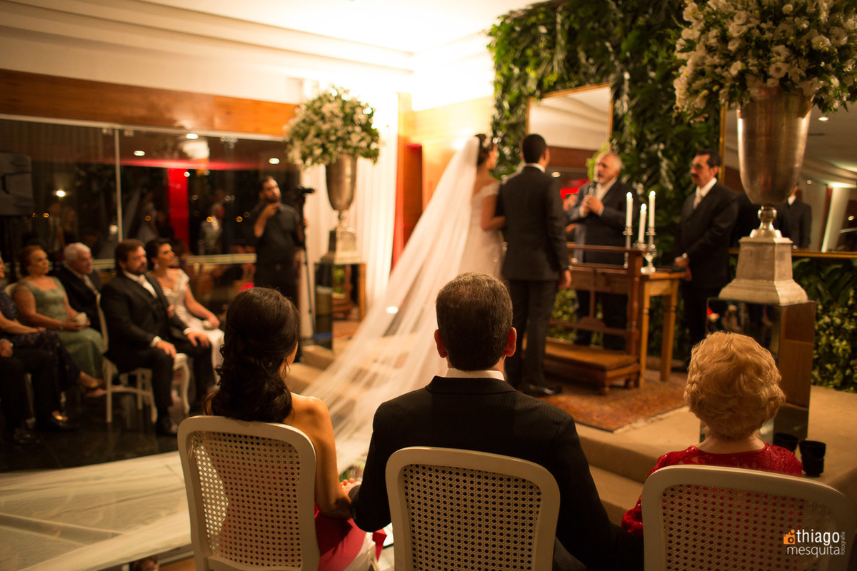 Cerimônia de casamento no clube Naval