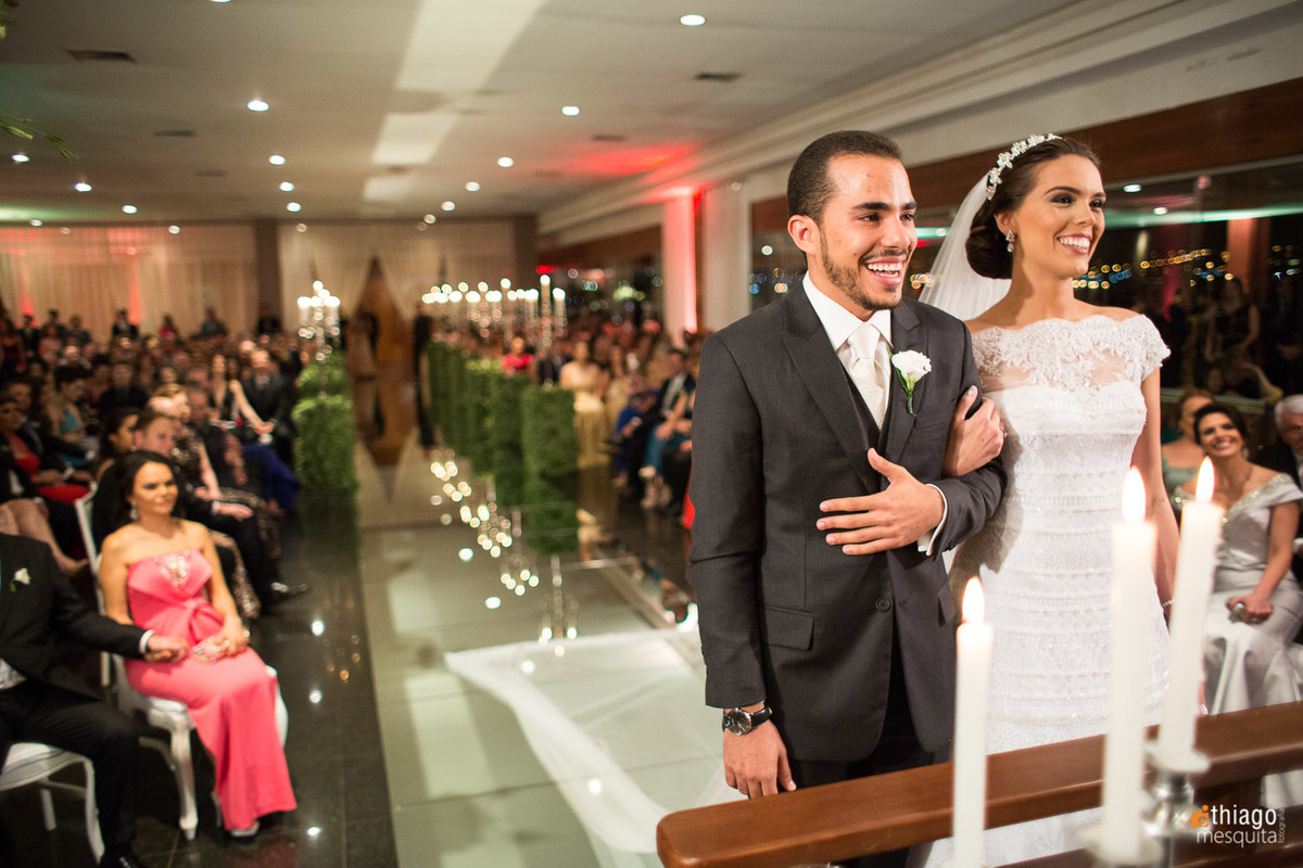 cerimônia de casamento no clube naval de Brasília