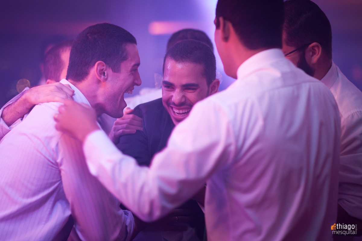 comemoração do noivo na festa de casamento