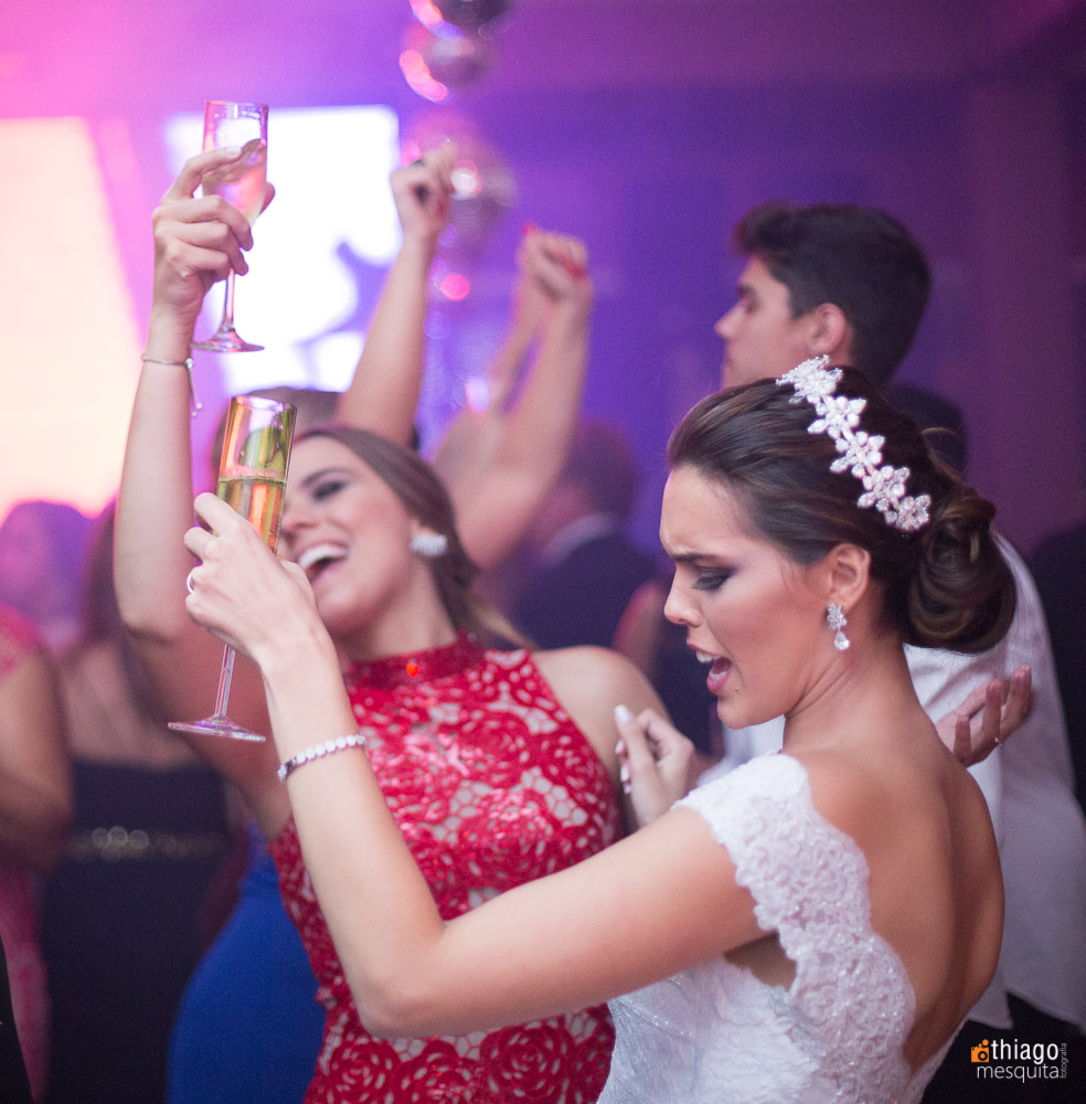 comemoração da noiva na festa de recepção de casamento