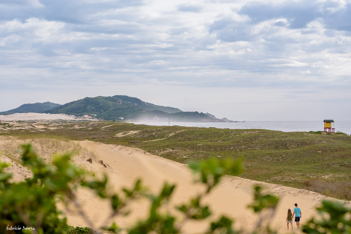 caminhando nas dunas da restinga do rio tavares novo campeche Florianópolis