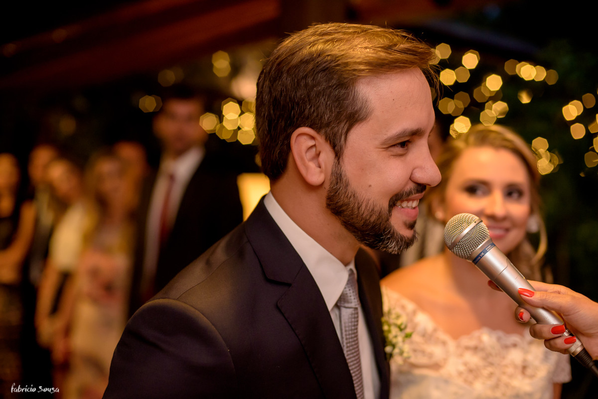o SIM do noivo na cerimônia do mini-wedding