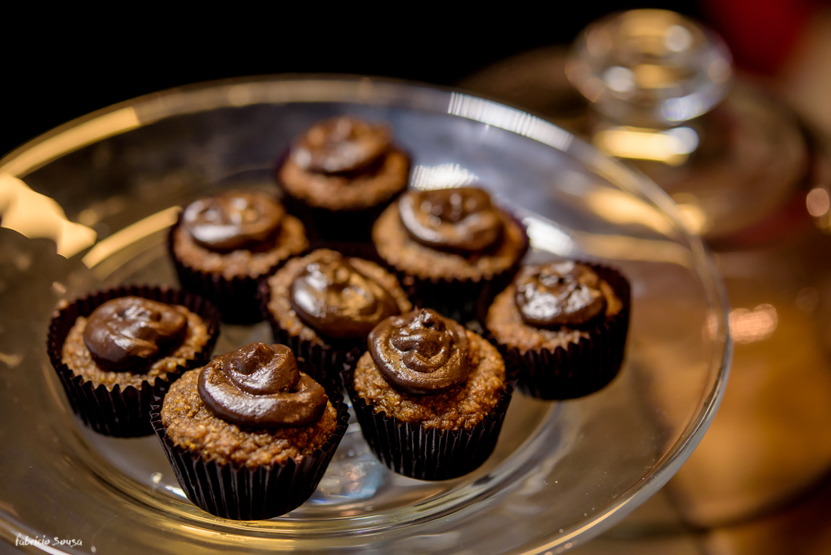 sobremesa bolinho mini muffins após café