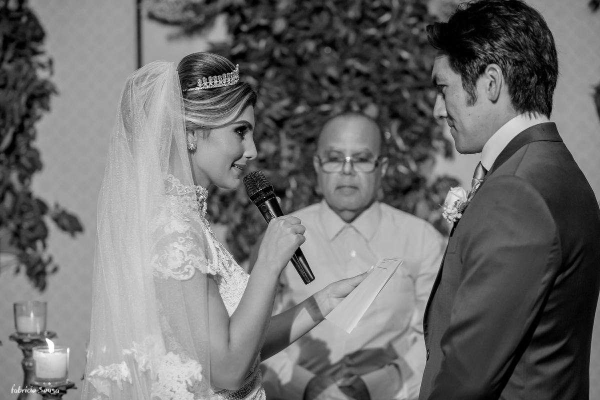 as juras de amor - votos da noiva durante casamento