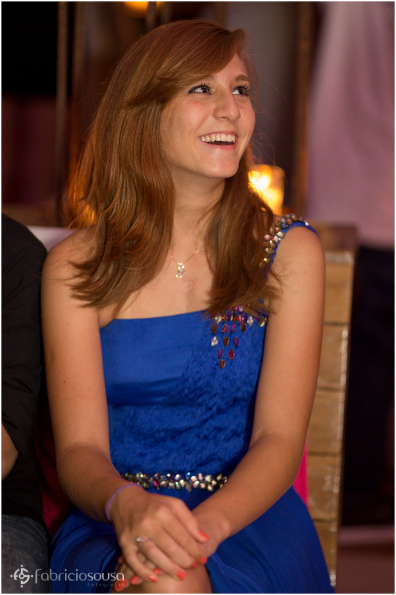 aniversariante sorridente