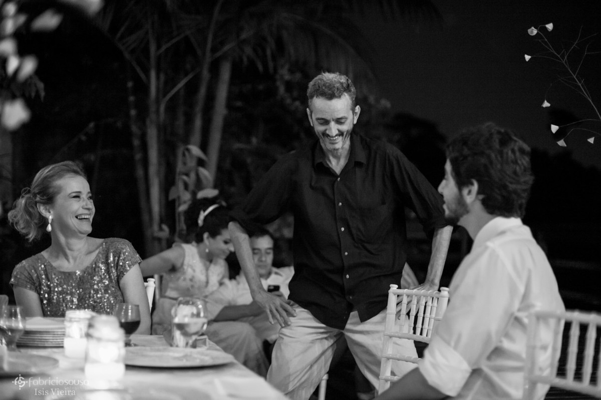 pai da noiva brincalhão na festa
