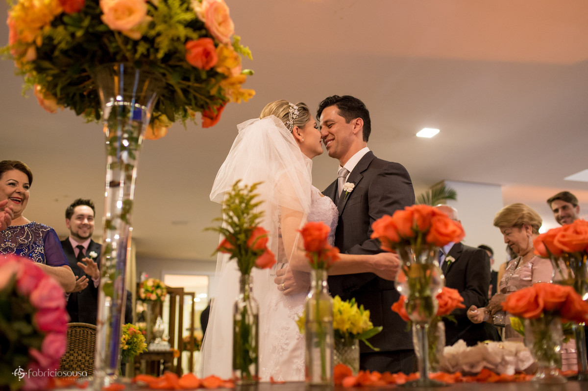 o primeiro beijo de casados