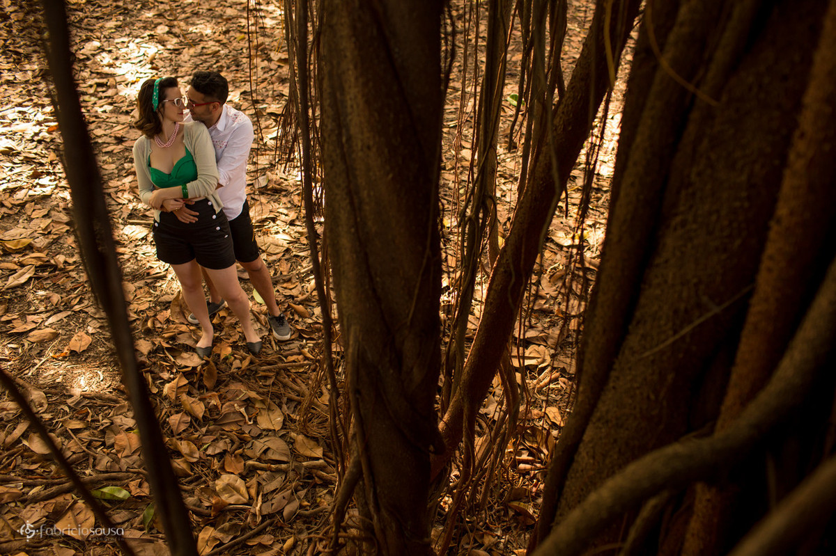 ensaio pre-wedding no outono