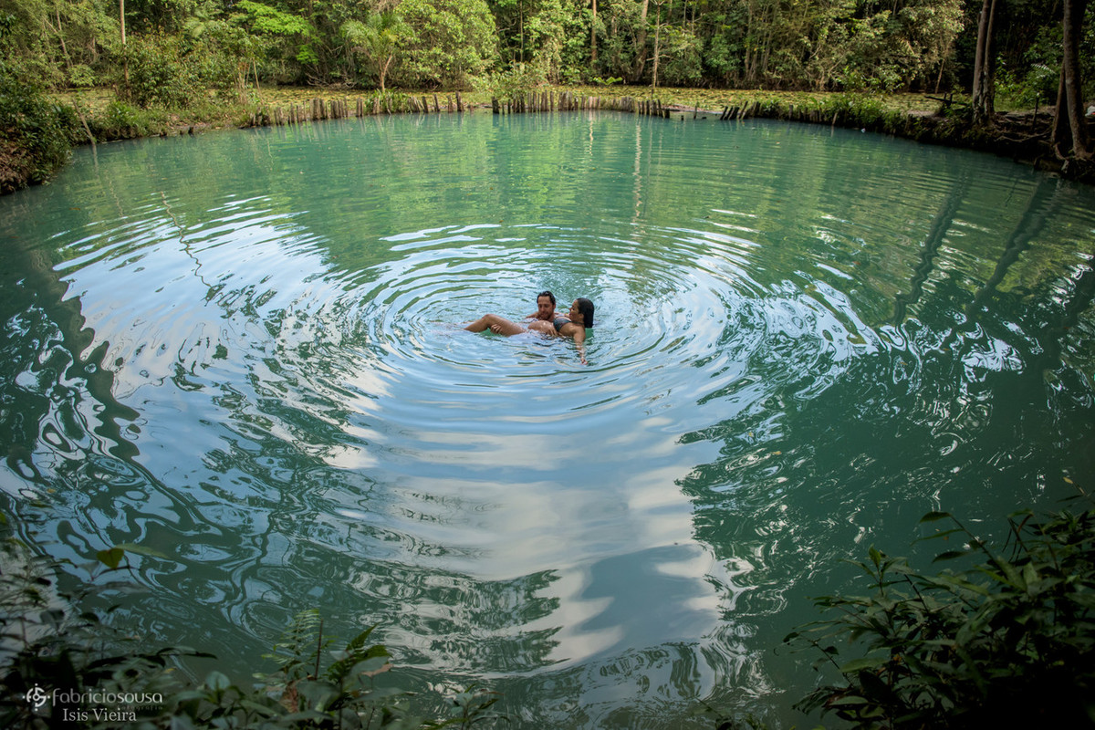 ótimo banho na lagoa azul em Santa Izabel do Pará