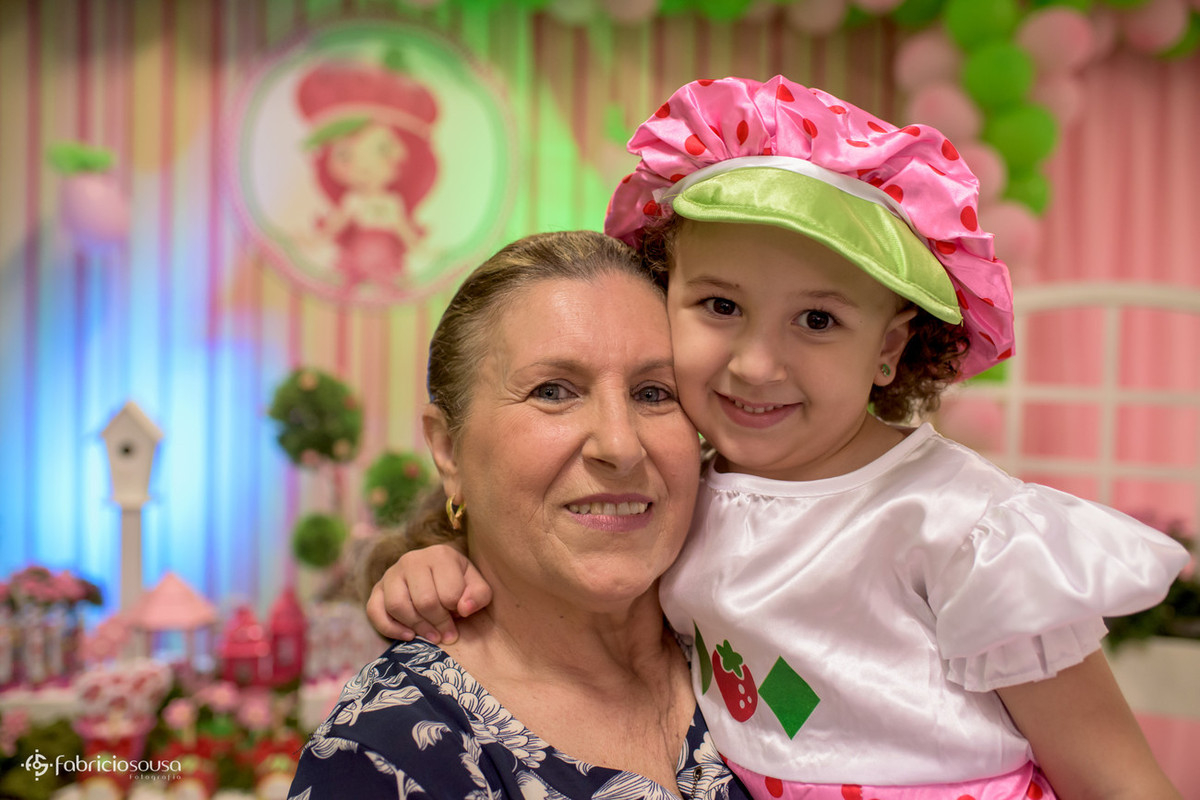 retrato com a avó