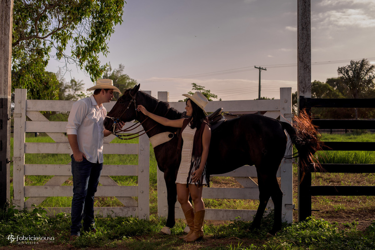 ensaio de noivos Luciana e Watilla rural em Macapá