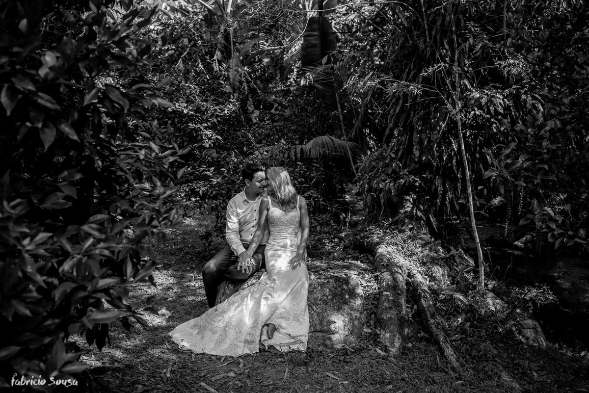 pós-casamento Helen e Jander - São João Batista/SC - trash the dress