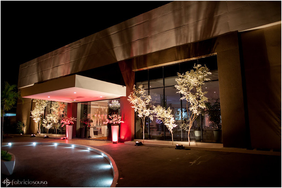 decoração na entrada do espaço Divina Arte em Macapá