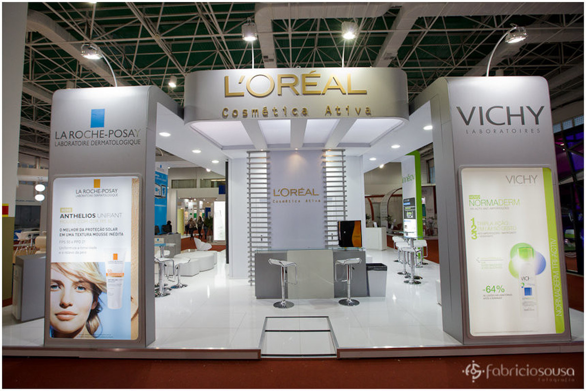 stand da L'oréal cosmética ativa