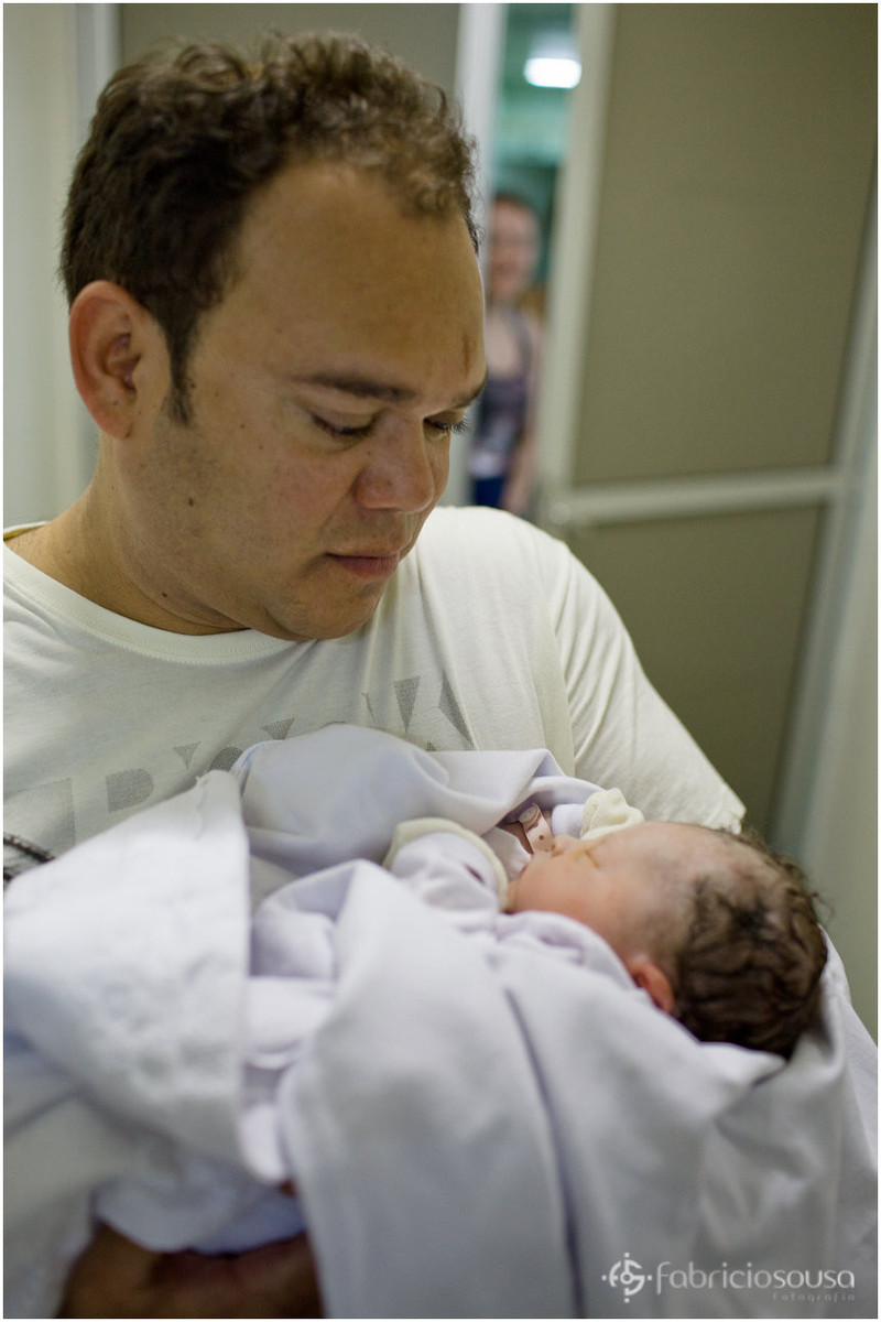 papai curtindo a filhota