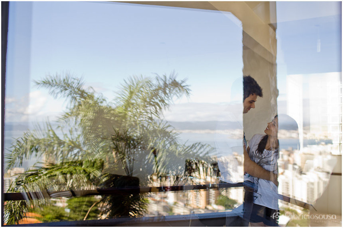 os noivos e a vista