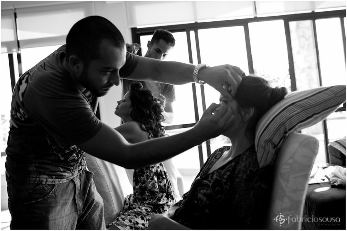 madrinha e noiva no making of em casa