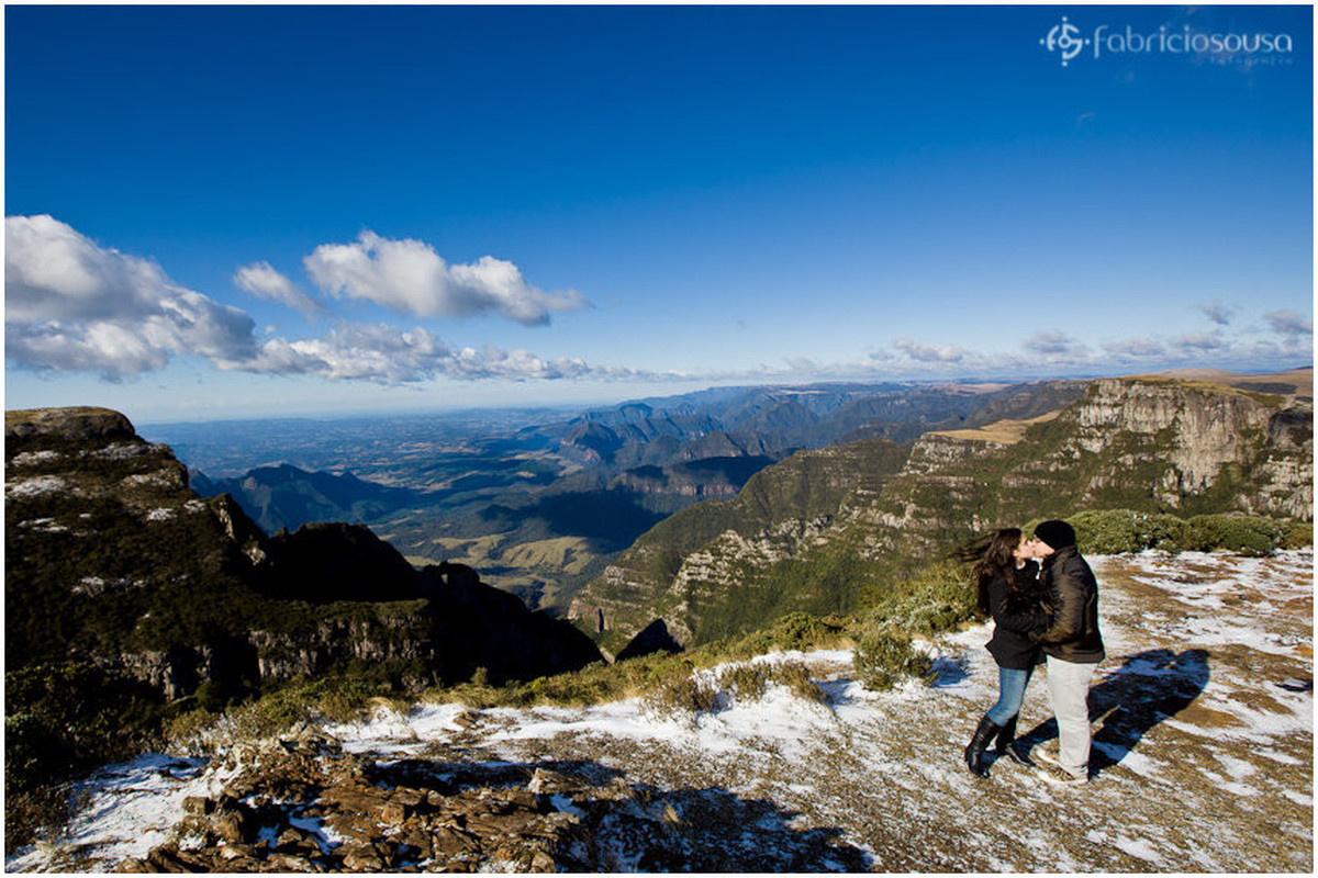 ensaio Mariana e André na neve