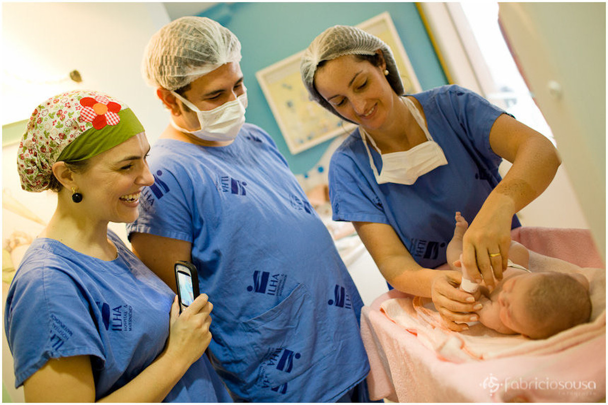 cuidado da equipe médica