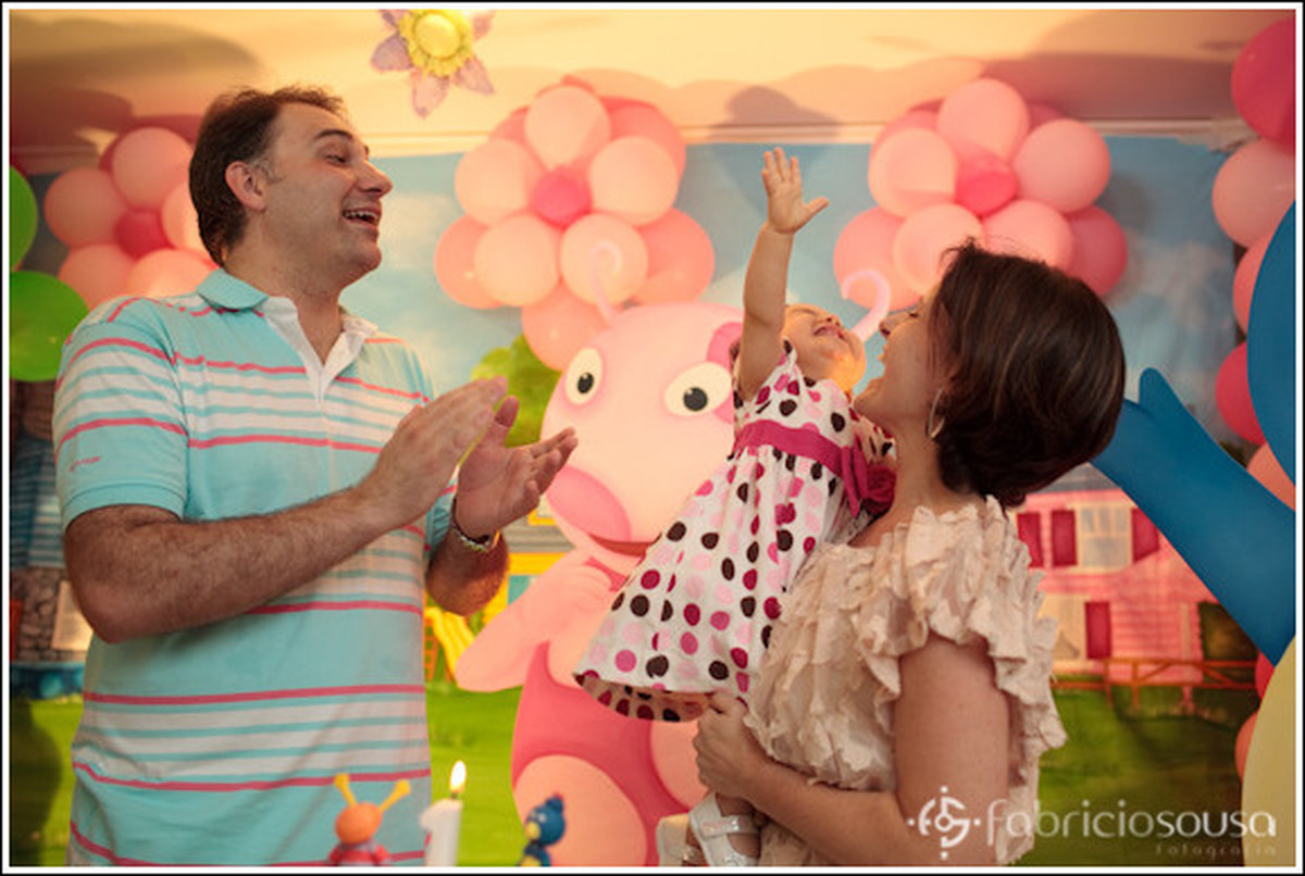 1 ano Luiza se diverte no parabéns