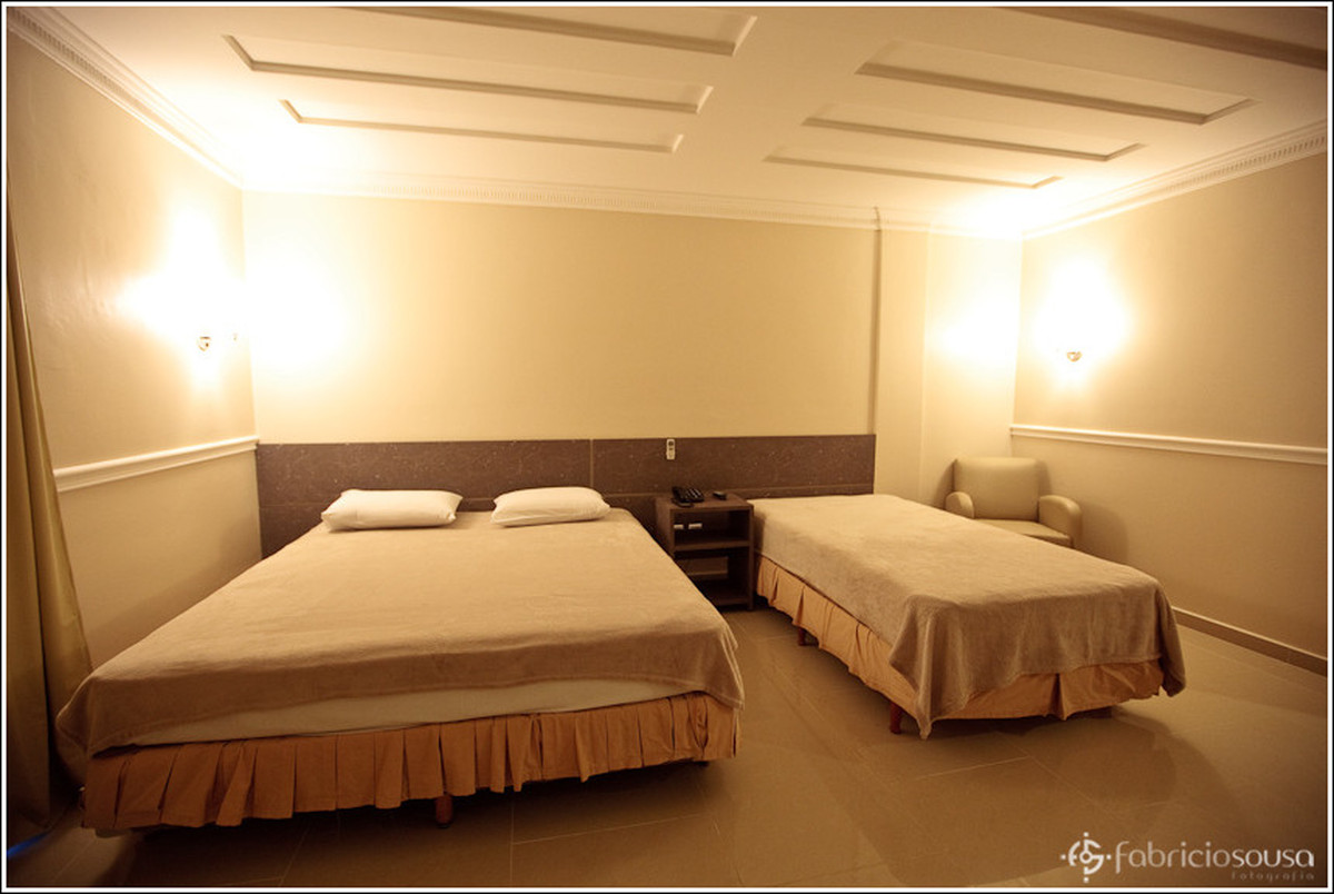 quarto do Hotel Atalanta em Amapá