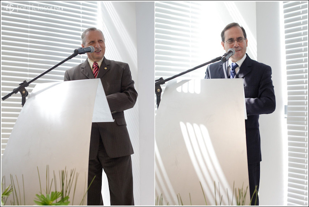 agradecimento e discurso no totem