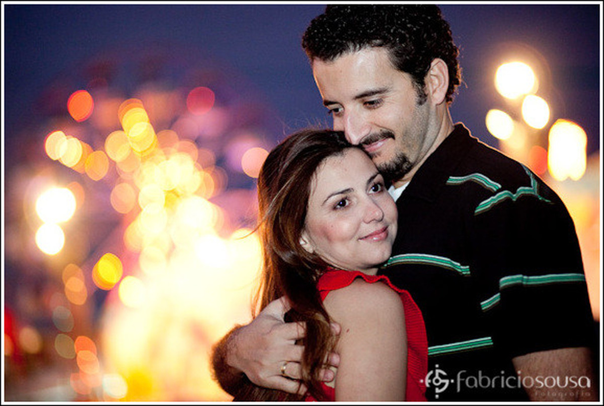 Ensaio Shirley e Rosemir abraçados