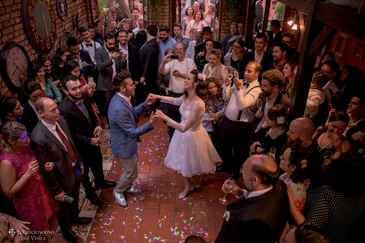 a primeira dança do casal - valsa