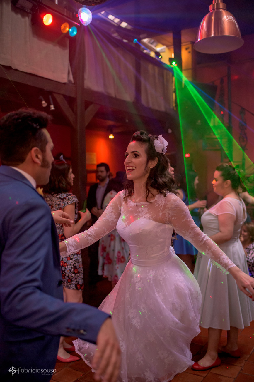 muito rock and roll na festa de casamento de Rodrigo e Daniela em São Paulo