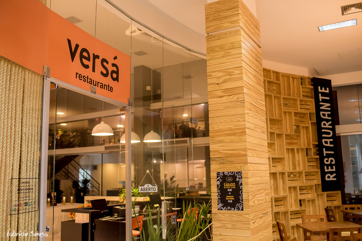 fachada do restaurante Versá