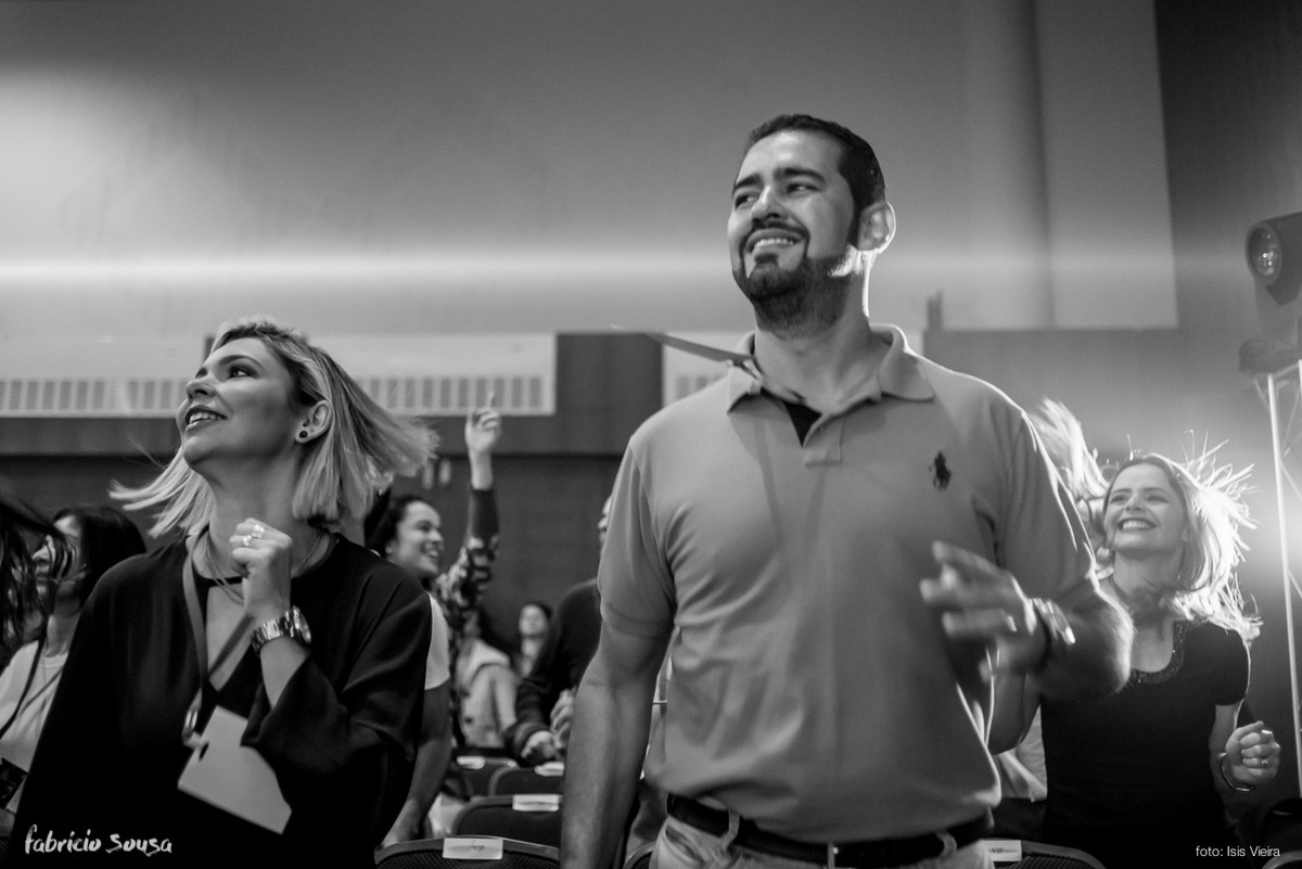 também teve dança entre as palestras