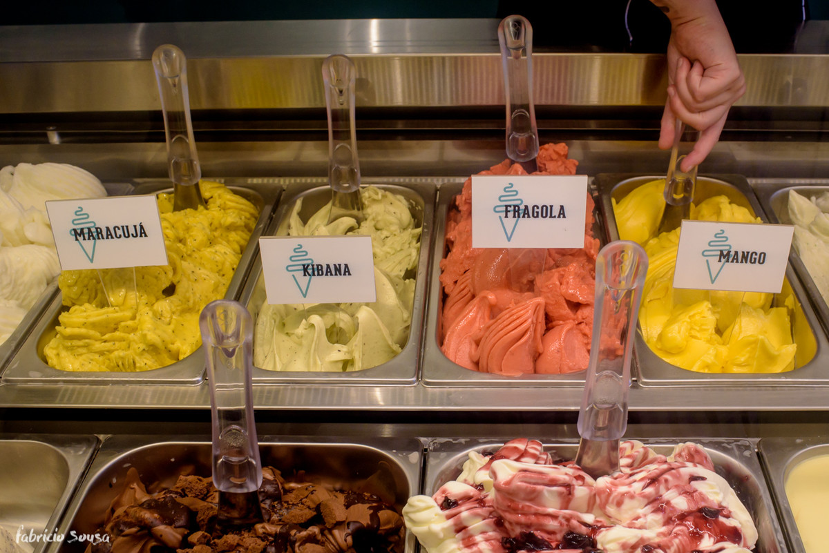 os gelatos italianos - sorvete Gelato Di Panna