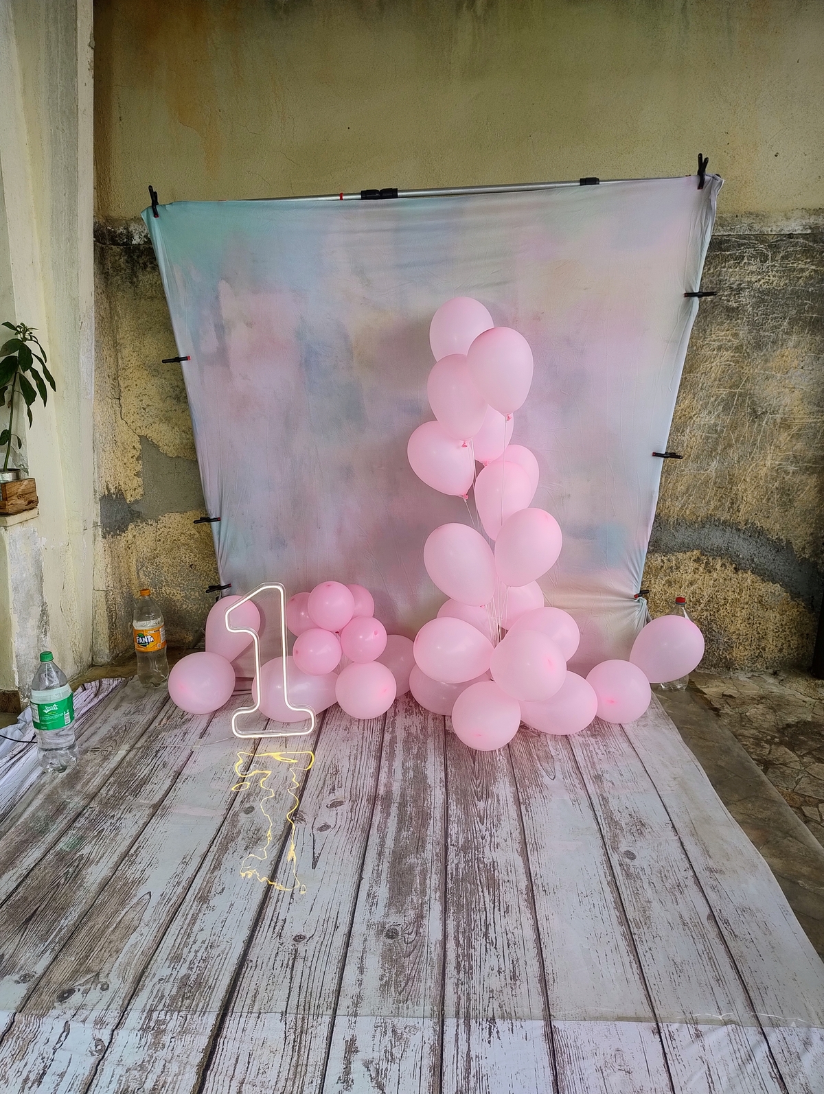 Ensaio Infantil de Aniversário 1 Ano da Maitê no Varanda Studio