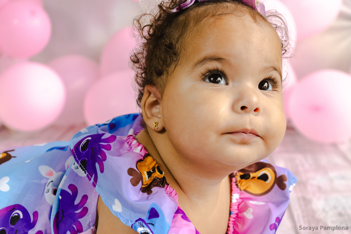 Ensaio Infantil de Aniversário 1 Ano da Maitê no Varanda Studio