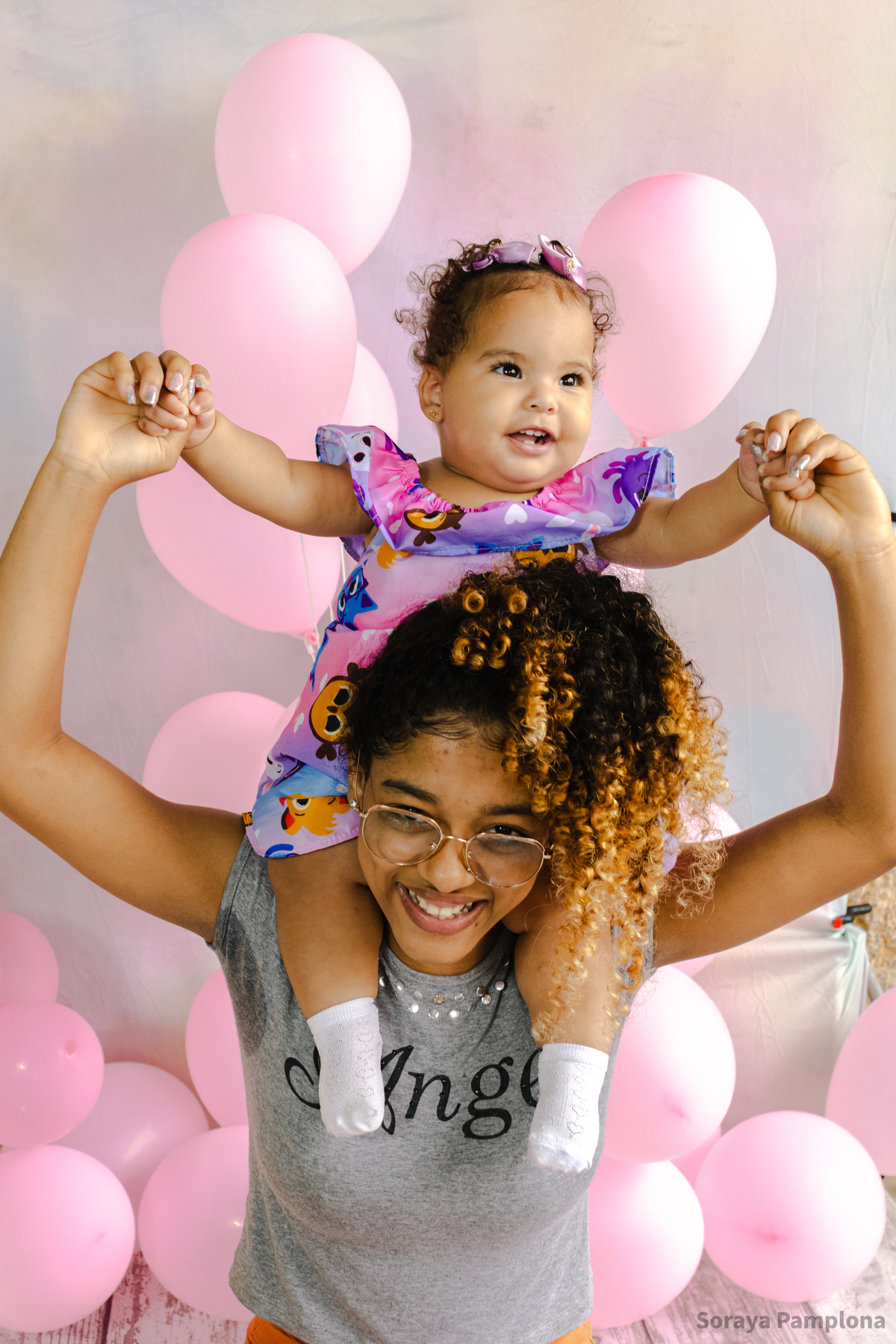 Ensaio Infantil de Aniversário 1 Ano da Maitê no Varanda Studio
