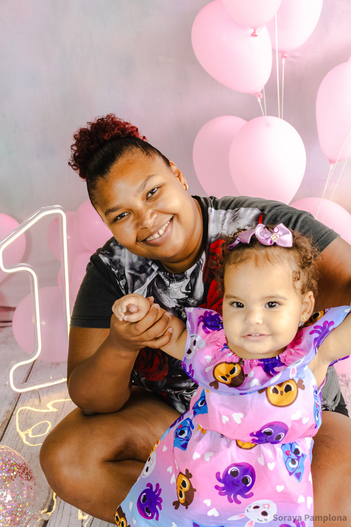 Ensaio Infantil de Aniversário 1 Ano da Maitê no Varanda Studio