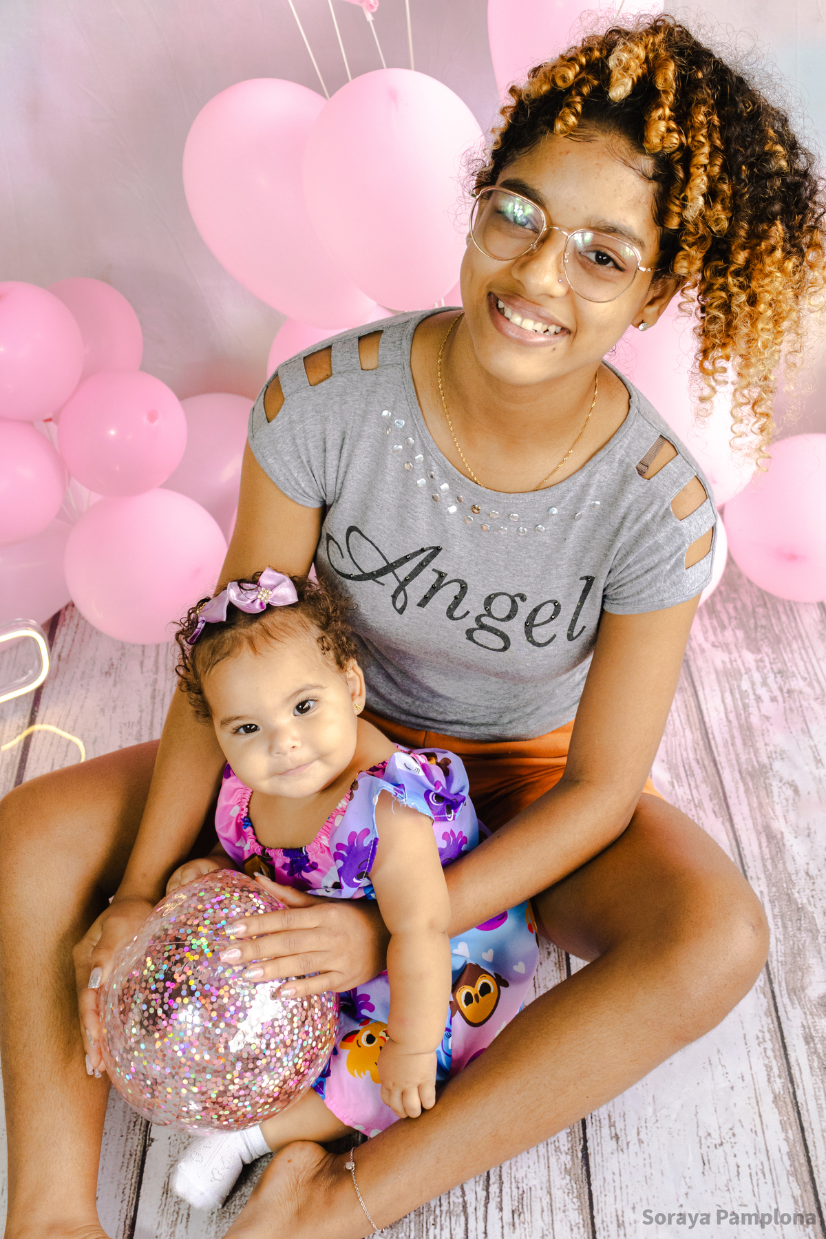 Ensaio Infantil de Aniversário 1 Ano da Maitê no Varanda Studio